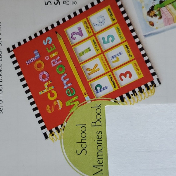 School Memories spiral bound book New Home Interiors Hold photos and achievement - Picture 2 of 4